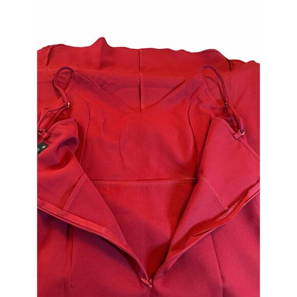 Atnlewhi Red Cocktail Dress - Size M - Picture 10 of 13